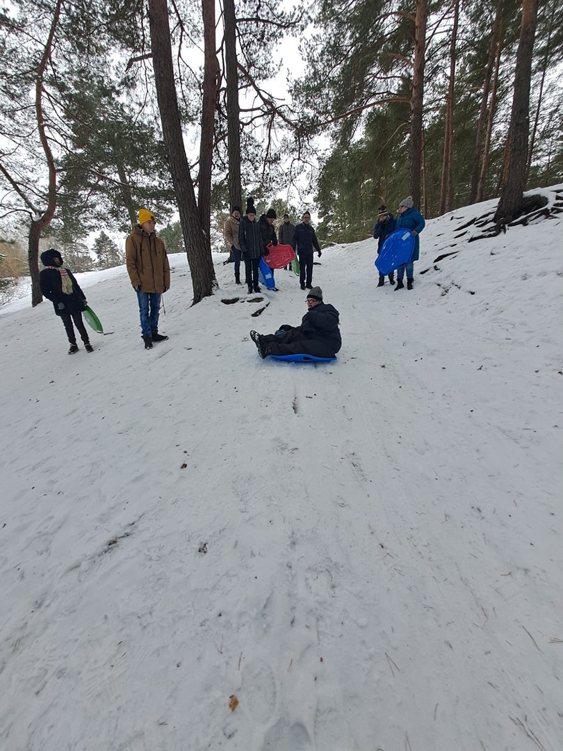 Ziemas prieku baudītāji